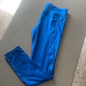 Athletic Works large 10-12 blue leggings
